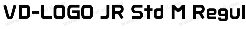 VD-LOGO JR Std M Regular字体转换
